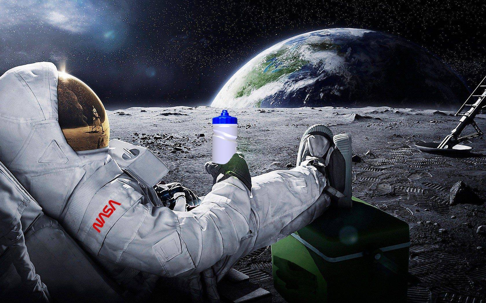 Bottle on the Moon